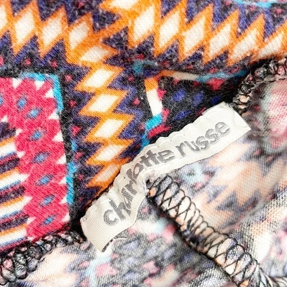 Charlotte Russe tribal print shorts